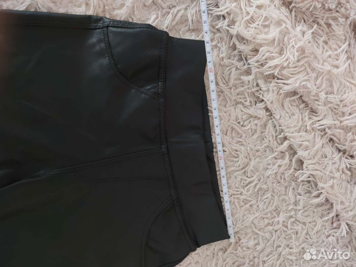 Лосины для девочки 4-6 лет из экокожи