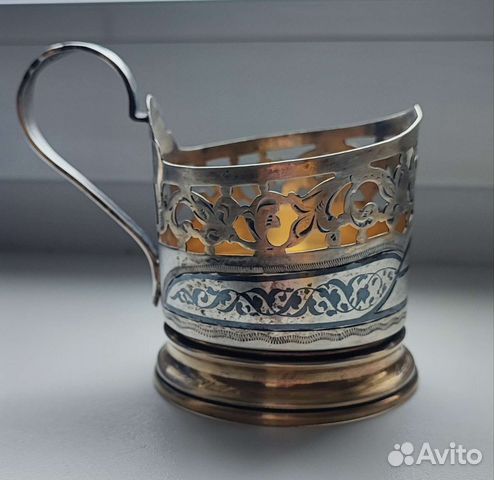 Подстаканник серебряный купить в Москве | Хобби и отдых | Авито