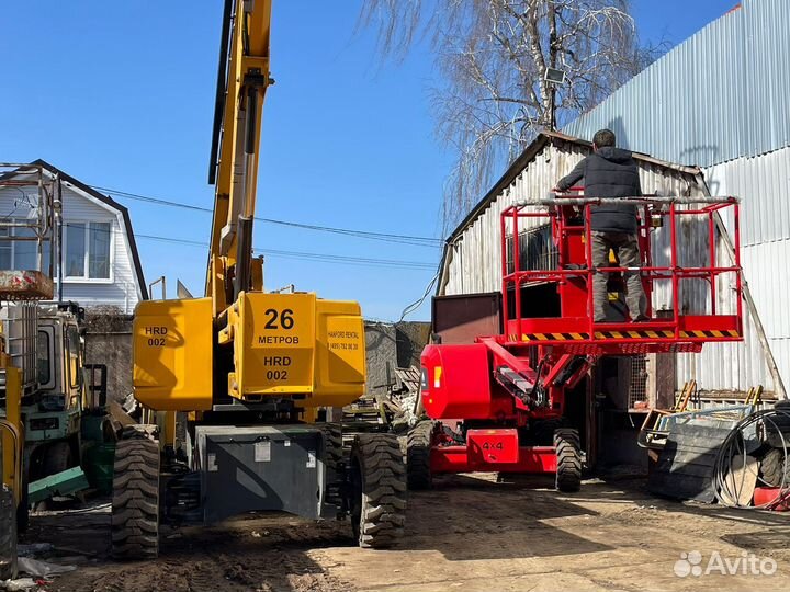 Аренда коленчатый подъемник в Москве