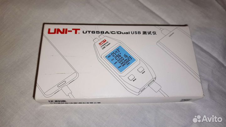 USB - тестер UNI - T UT658dual