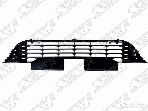 Решетка в бампер Citroen C4 04-08 (Спереди)