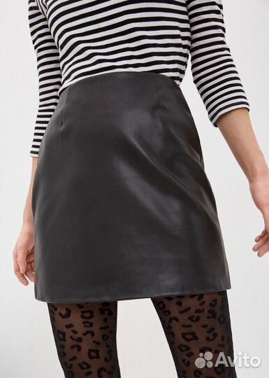 Юбка кожзам