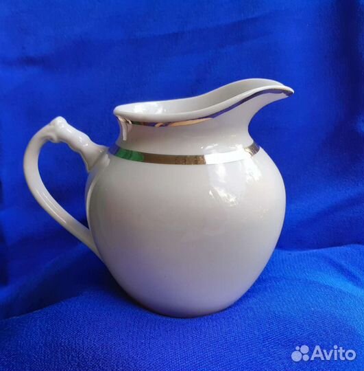 Сливочник Дулево с золотой полоской