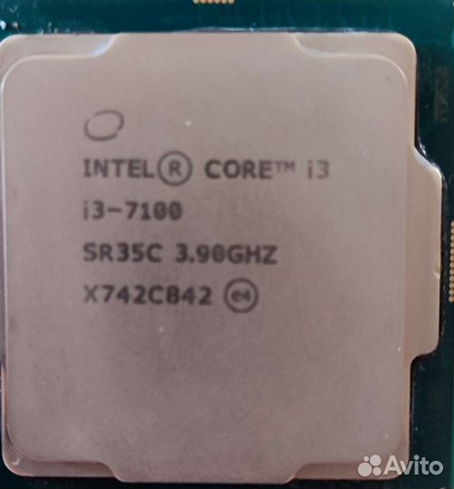 Процессор Intel core i3 7100 (3900 MHz)