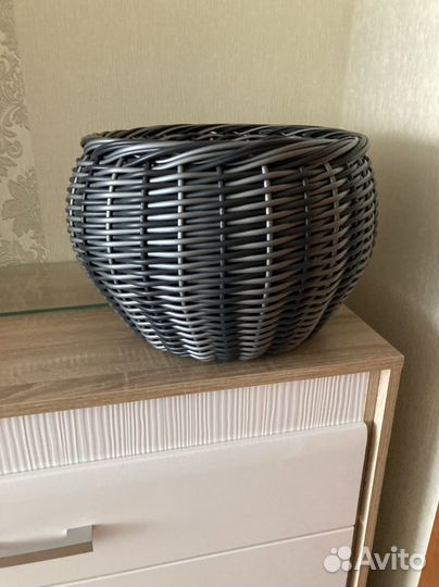 Кашпо из ротанга 12 литров