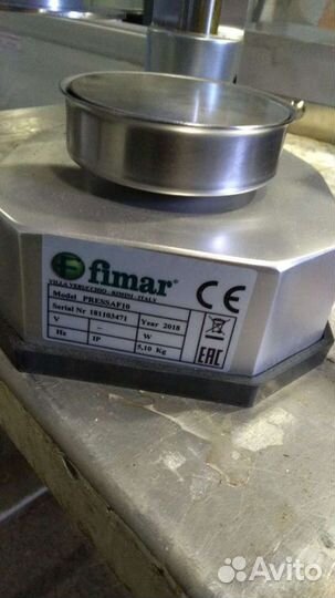 Пресс для гамбургеров Fimar F/10