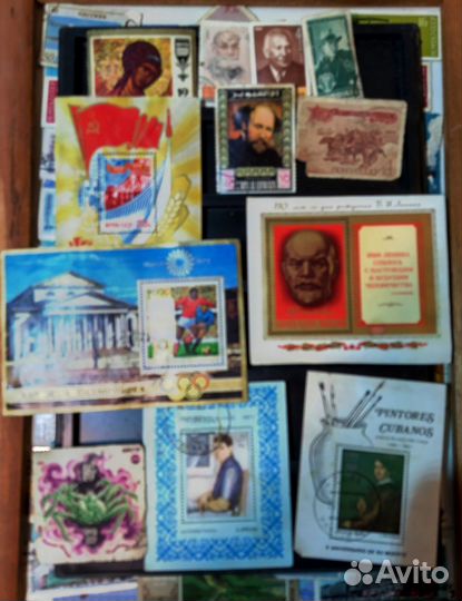 Коллекция почтовых марок из 70-х годов прошлого ве