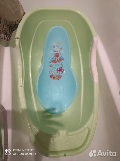 Ванночка для купания с горочкой