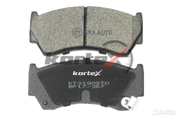 Kortex KT3180STD Колодки торм. nissan almera N15 перед.к-т