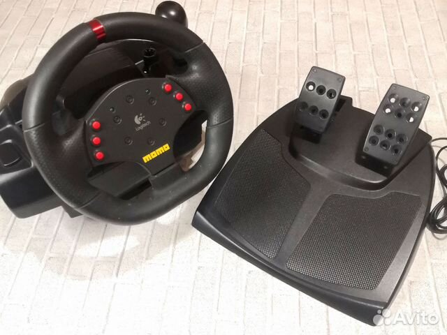 Игровой руль logitech momo с педалями для пк купить в Энгельсе ...