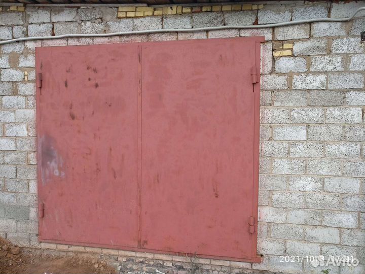 Ворота гаражные металлические бу