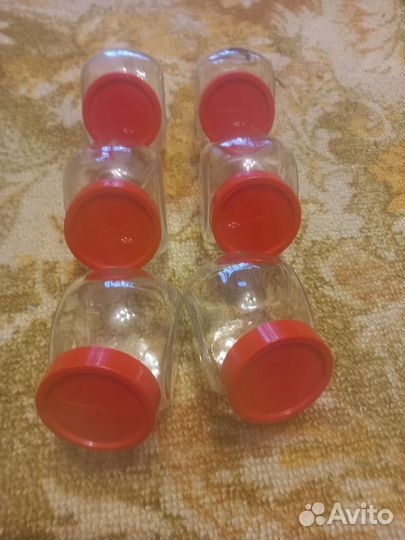 Банки для специй/сыпучих 6 шт. Стекло