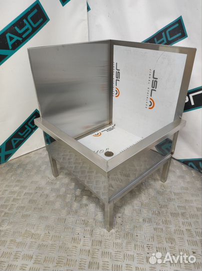 Поддон в уборочную из нержавеющей стали