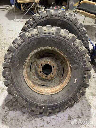 Колеса в сборе на грязевой резине 31