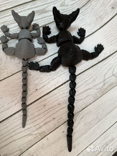 Подвижный кот сфинкс 3D 34 см