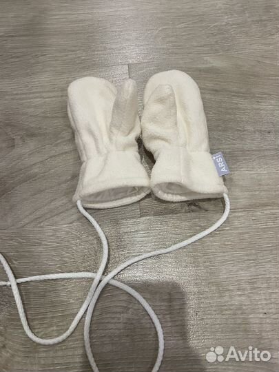 Варежки флисовые весна осень