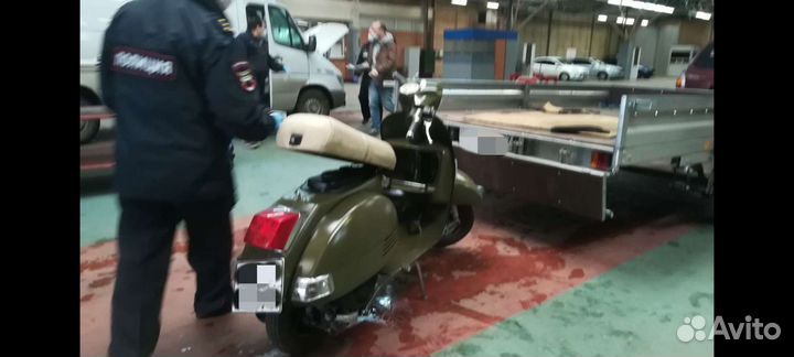 Vespa px lml star 200 с прицепом Енот