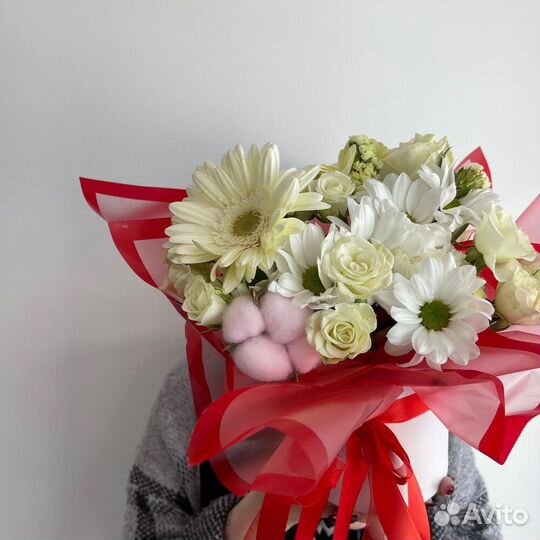 Цветы в коробке