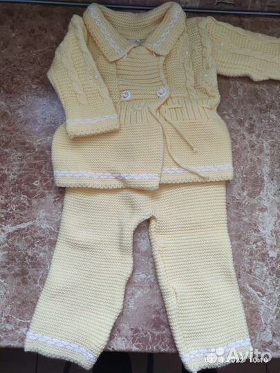 Костюм вязанный детский