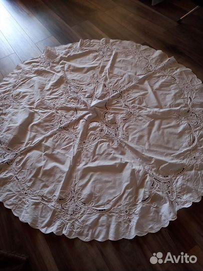 Скатерть ретро винтаж нужна реставрация хлопок