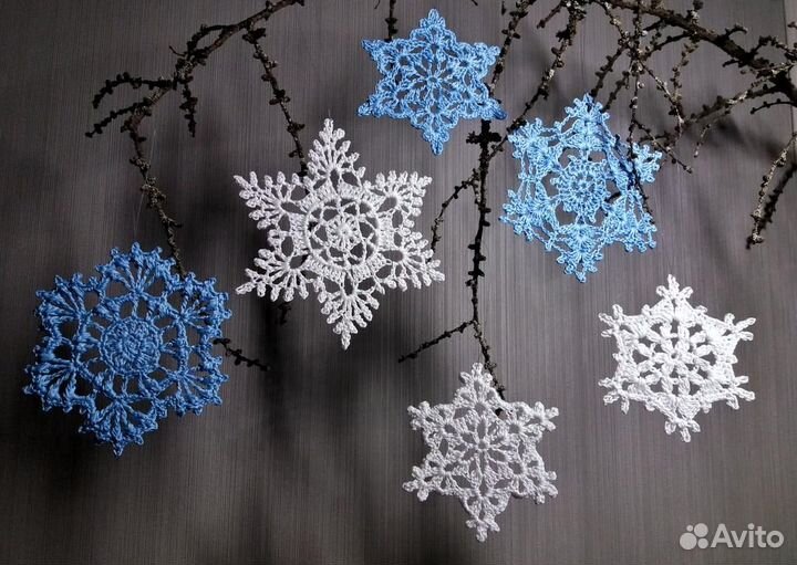 Подарок Снежинки ручной работы