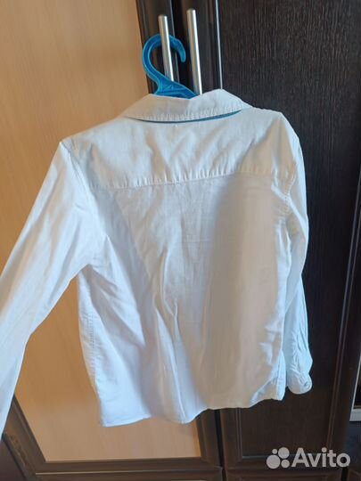 Рубашка белая детская на мальчика