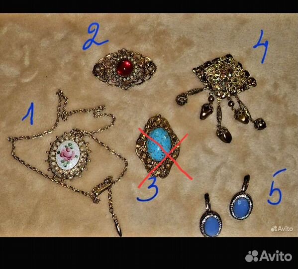 Брошь винтаж