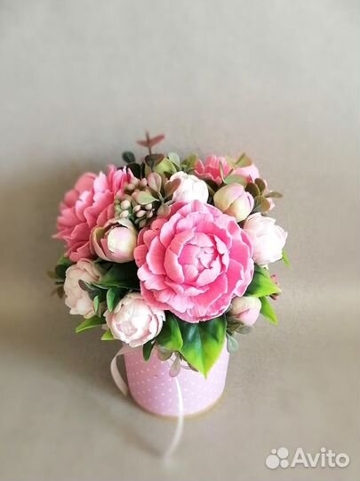 Букет из мыльных цветов