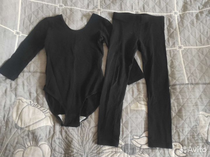 Боди и легинсы для танцев 6-7 лет и 140-146 см