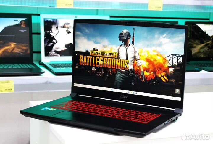 Игровой ноутбук MSI Katana 17 / RTX 3050