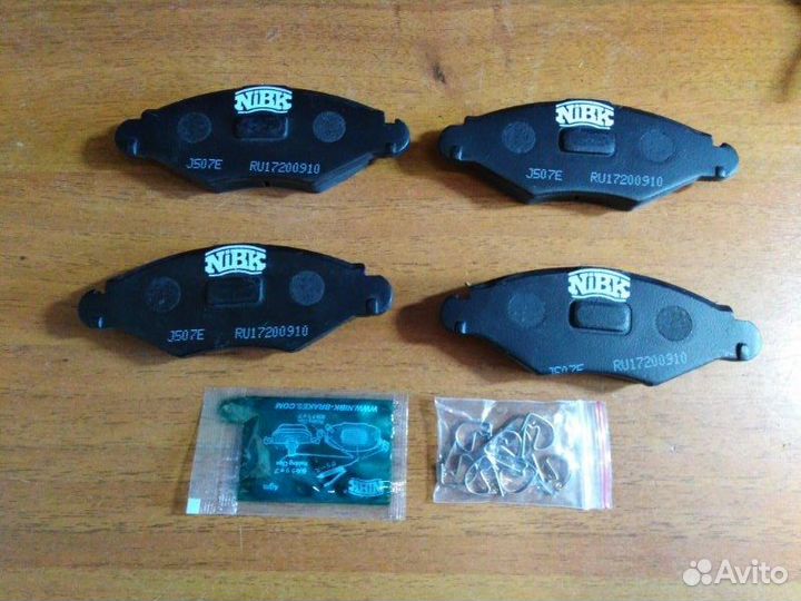 Колодки дисковые передние Peugeot 206 1998-2008