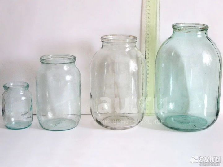 Банка стеклянная 0,5л/1л/2л/3л