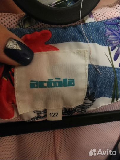 Плащ, парка acoola девочка 122см
