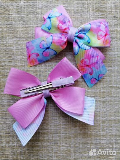 Бантики - заколки, резинки для волос