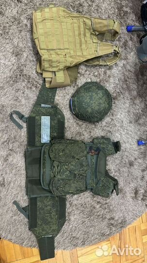 Бронежилет,шлем,разгрузка