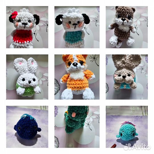 Мягкие игрушки - брелоки