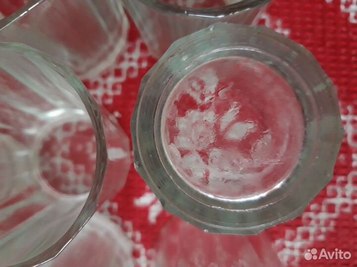 Стаканы стопки граненые