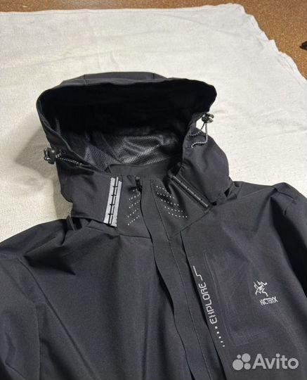 Ветровка arcteryx gore tex черная
