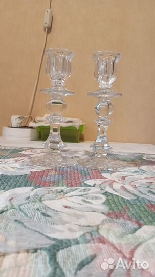 Хрустальные подсвечники