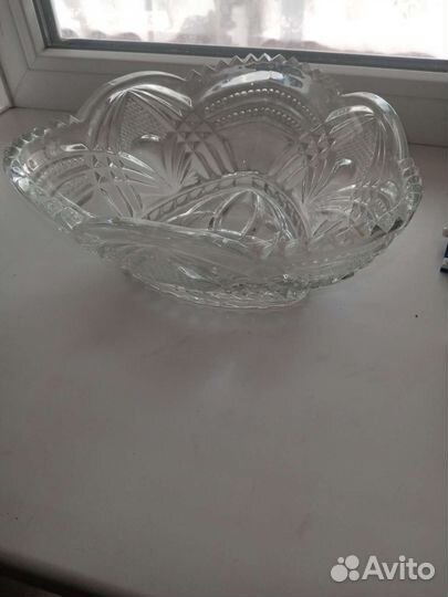 Хрустальный салатник