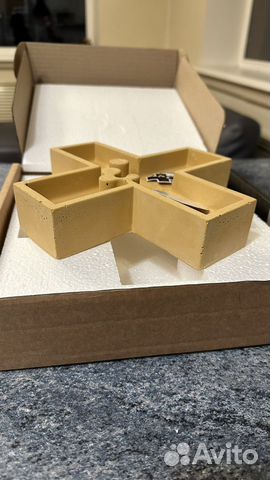 Пепельница из бетона