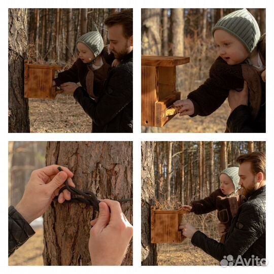 Кормушки для птиц и белок / Бельчатник Скворечник