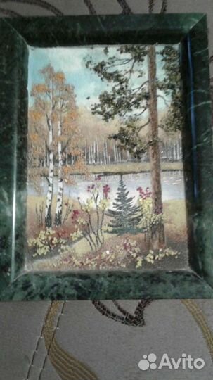 Панно из камня