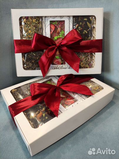 Подарочный набор чая и шоколад ручной работы