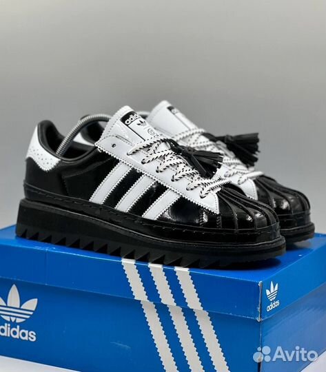 Кроссовки мужские Clot x Adidas Originals Supersta