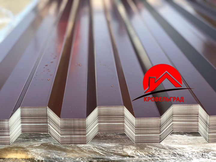 Профнастил для крыши C21 шоколад коричневый цены