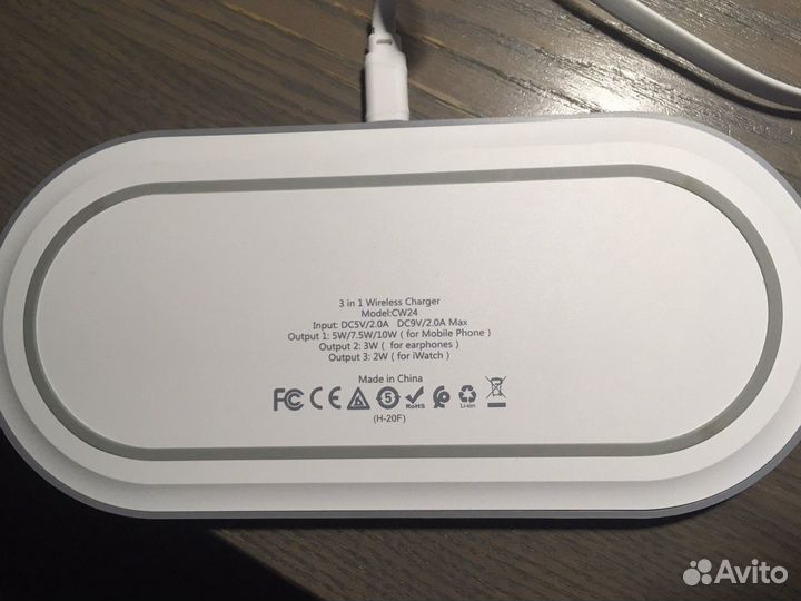 Беспроводная зарядка hoco CW24