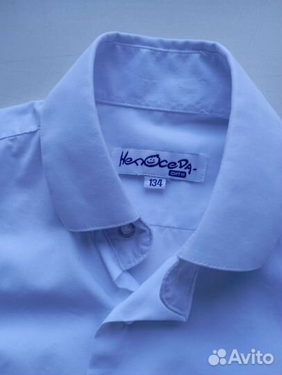 Рубашки школьные 134, 140 на мальчика Delores