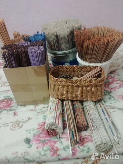 Трубочки для плетения карзин