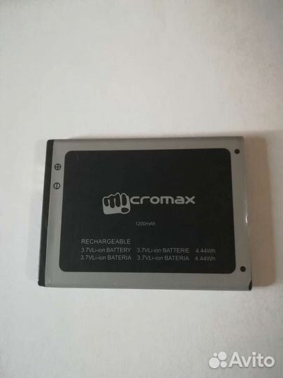 Аккумулятор для телефона Micromax Bolt S300